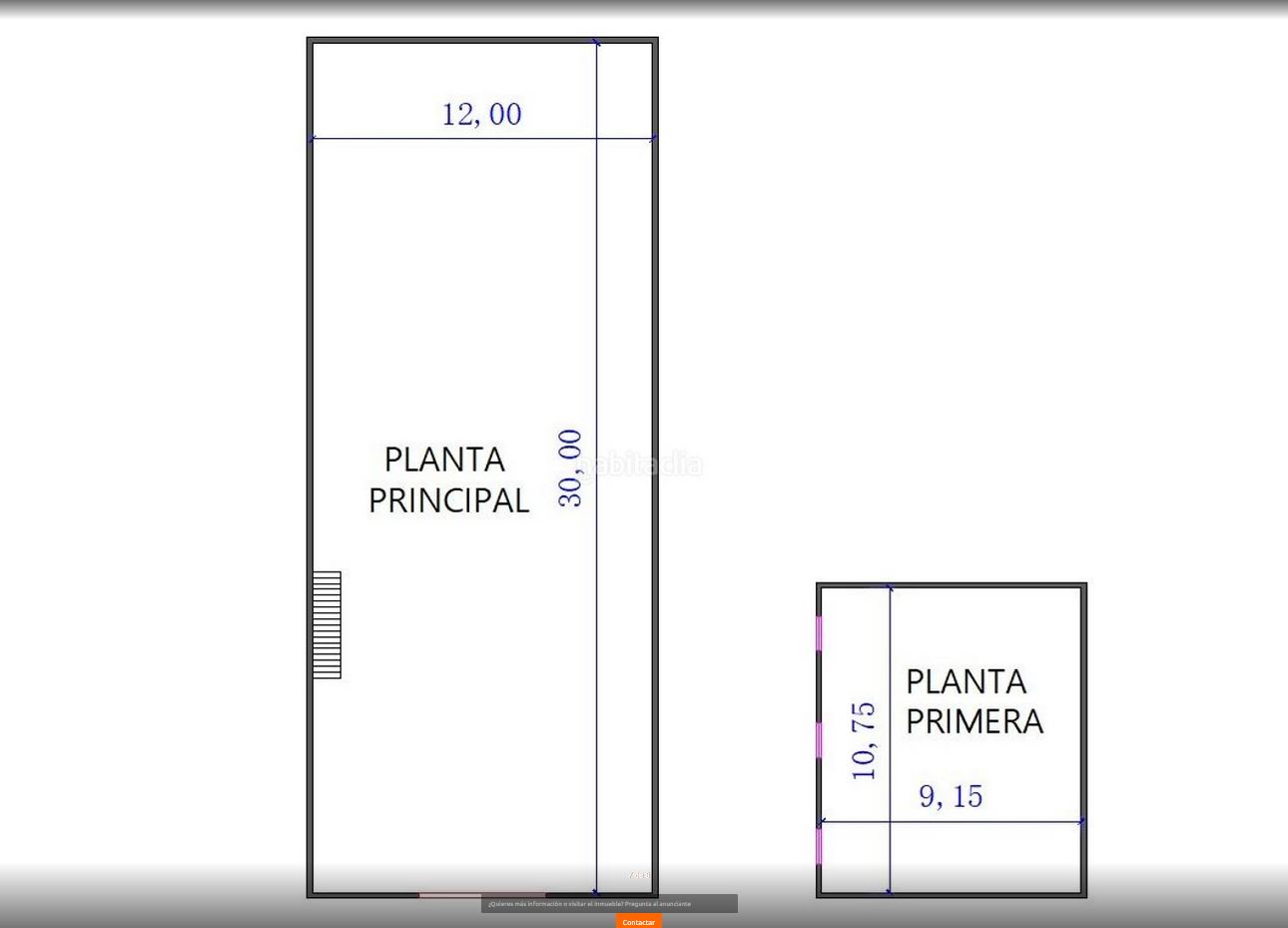 Paviljoen van 373 met mezzanine van 120 m2 in Oiarzun polygoon Ugaldetxo