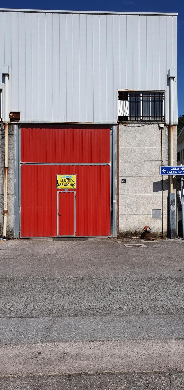 Pavillon à louer avec option d&#39;achat dans la zone industrielle d&#39;Ugaldetxo, Oiarzun